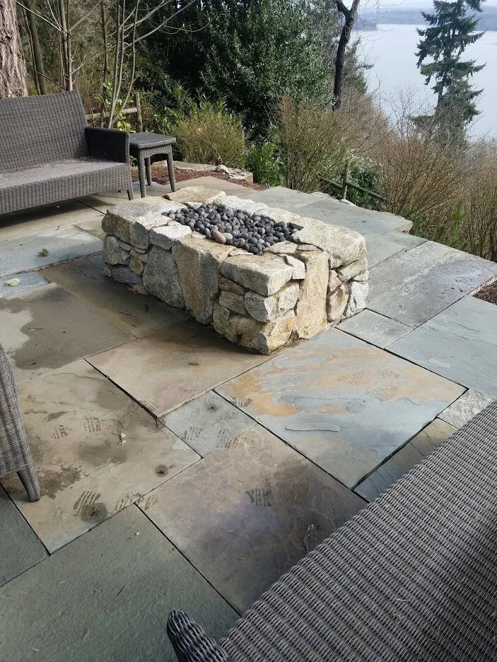 Tile and stone construction work